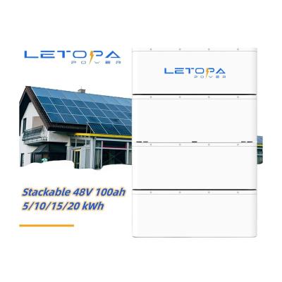 China Letopa YY48100S home energy storage lifopo4 lithium battery invert and battery with capacity of 10kwh for home 100Ah for sale