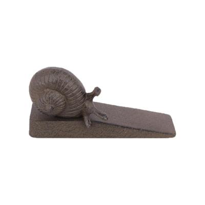 China Door Wedge Creativity Traditional Molding European Animal Metal Opens Retro Home Villa Iron Snail Door Stopper for sale