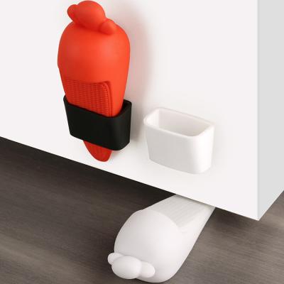 China Easy plug hotel door stopper door stopper installation girl security home door anti-collision anti-theft stopper for sale