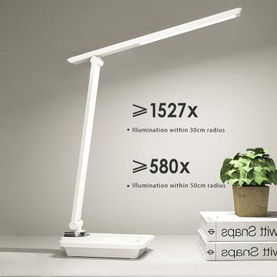 China Modern Adaptive LED Desk Lamp Shine Eye Protection Study Desk Folding Touch Table Lamp Dimmable Desk Bedside Read Night Light for sale