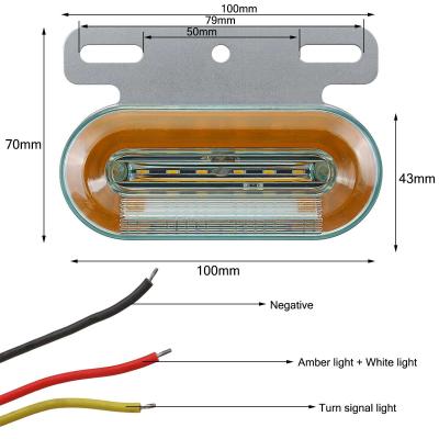 China Factory Wholesale Car Truck Trailer Led Side Beacon 12 Volt 24V Auto Led Marker Clearance Light For Trailer Trucks for sale