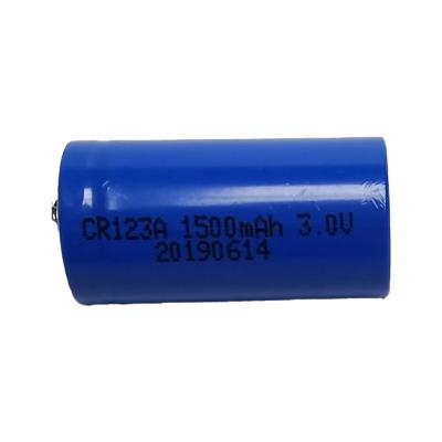 China Toys Lithium Batteries High Performance Cr123A Battery Cells Lithium Battery Cr123A 3V 1500mAh For Cameras PTC Flashlight Protected for sale