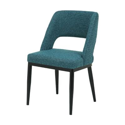 China Modern Dining Room Furniture Green Elegant Velvet Dining Chairs Luxury Modern Restaurant Chair for sale