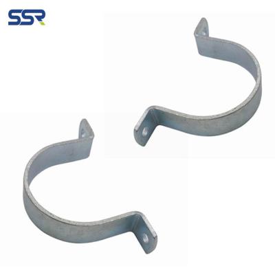 China Professional Manufacturer Stainless Steel Square U Clamps Galvanized Pipe Clamp for sale