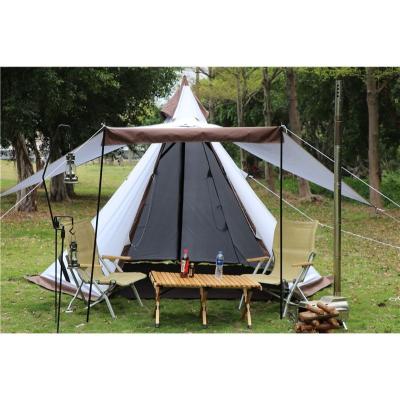 China Extended Service Type High Quality Cotton Extended Type Indian Tent Outdoor Camping Tents Waterproof for sale