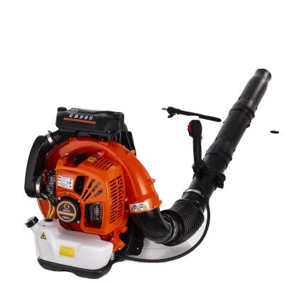 China Backpack Blower L Tube EB985 75.6cc Leaf SNOW Blower Backpack Motor Mounted Throttle Snow Blower 75.6cc 2 STROKE for sale