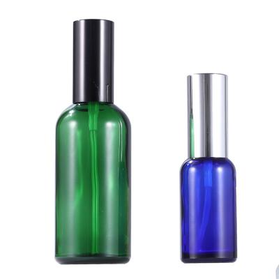 China Business& Buying 30ml Teal Blue Green Essential Oil Glass Bottle 5-100ml For Perfume Spray Glass Bottle Wholesale for sale