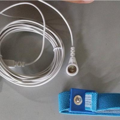 China Anti Static Anti Static Fabric Wrist Strap With Grounding Ground Cable for sale