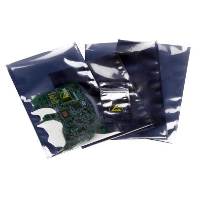 China Moisture Proof Heat Seal Laminated Material Shielding Bags Anti-static ESD Plastic Shielding Bag for sale