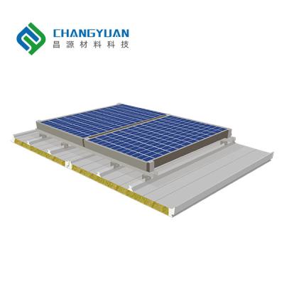 Cina il pannello fotovoltaico del tetto di 75mm ha isolato il tetto del pannello a sandwich in vendita