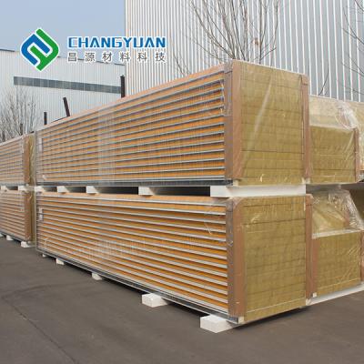 China Fireproof PU Sandwich Wall Panel 50mm Polyurethane Insulated Wall Panels for sale