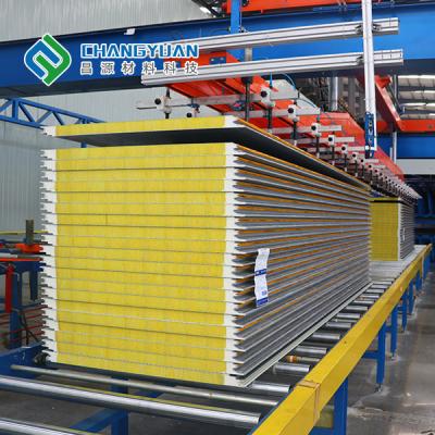 China Waterproof PU Sandwich Wall Panel 200mm Decorative Pu Sandwich Panel for sale