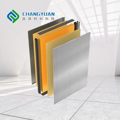 China Heatproof Curtain Wall Metal Panel Four Groove Pu Foam Wall Panel for sale