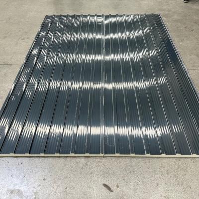 China Sunlight House Roof Sunshade Rain Shed Polyurethane Sandwich Panel for sale