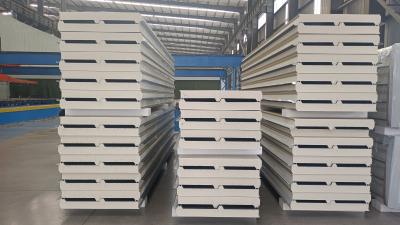 China Fireproof / Waterproof 1000mm PU Glass Wool Sandwich Roof Panel for sale