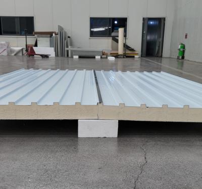 China Customized Polyurethane Sandwich Roof Panels with Rock/Glass Wool Great Wall Panels for sale