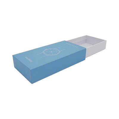 China Recycled Materials Wholesale Custom Logo Printed Slide Out Paper Jewelry Packaging Box for sale