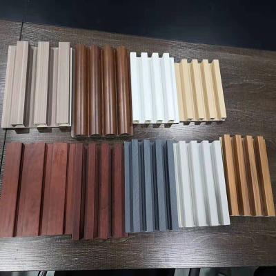 China Environmental protection interior wpc wall panel easy install timber pvc plastic 3d composite wall panel for sale