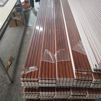 China High quality environmental protection wall panel easy install interior decorative fluted wall panels wpc for sale