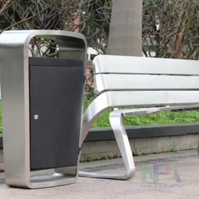 China Viable NPA 2021 Custom Design Garbage Bin Commercial Bins Steel Bin for sale