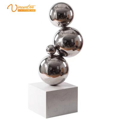 China Europe Vincentaa 2021 Noise Hotel Lobby Floor Decoration Abstract Stainless Steel Sculpture For Sale for sale