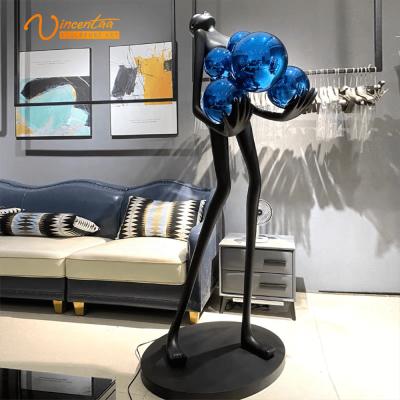 China 2021 Europe Vincentaa Noise Hotel Floor Lamp Decoration Art Sculpture For Sale for sale