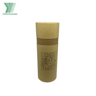 China Recyclable Custom Design Wholesale Rigid Paper Cardboard Cylinder Perfume Bottle Tube Luxury Paper Packaging for sale