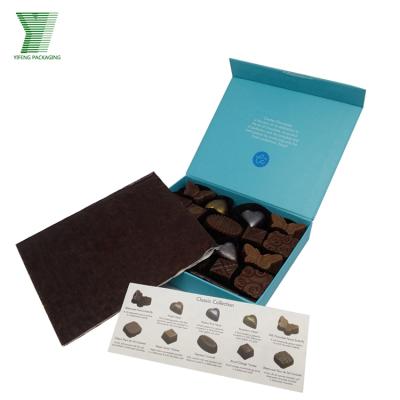 China China Supplier Recyclable Custom Wholesale Sweet Wedding Candy Paper Packaging Handmade Truffle Chocolate Box With Insert for sale