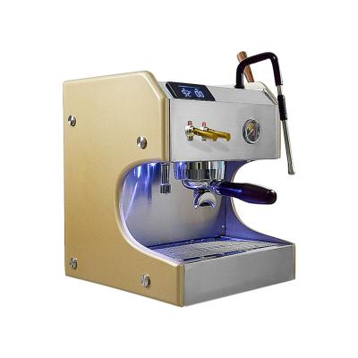 China GZZT Hotel Commercial Italian Coffee Machine With Milk Frother Semi Automatic Espresso Maker Dropshipping for sale