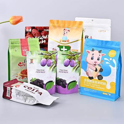 China Moisture Proof Customised Printed Food Bag Packaging Custom Ziplock Biodegradable Logo With Window Digital Printing Of Stand Up Pouch for sale