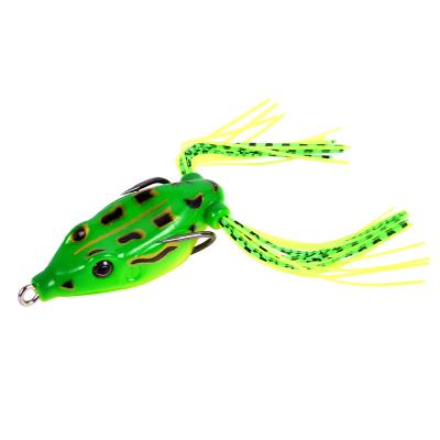 China Outdoor Fishing Lures Bass Trout Fishing Lures Soft Lifelike Prop Frog Fishing Lure Set for sale