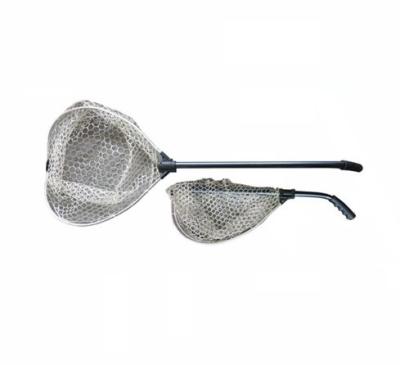 China Aluminum Folding Landing Rubber Net Aluminum Head Fishing Quality Tackle for sale