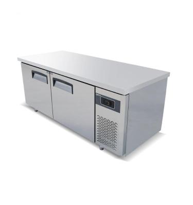 China Commercial Single-temperature stainless steel air cooling freezer undercounter refrigeration kitchen equipment for sale