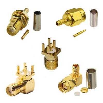 China Copper Coaxial RF SMA Female to RP SMA Male Solve 2.4G Router Interface Conversion Adapter Connector for sale