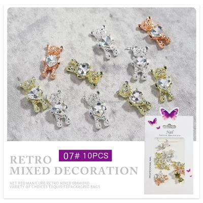 China Fashionable Vintage 3D Charms / Antique Style Charms Nail Art Decoration For Nails Art Design for sale