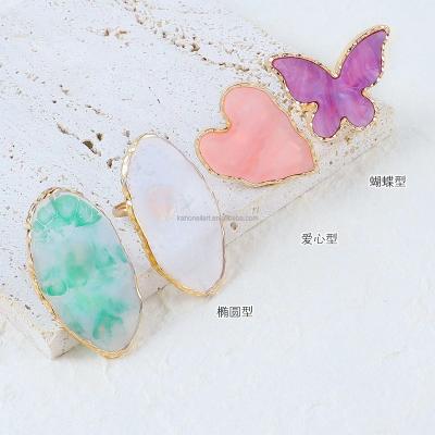 China Nail Art Display Butterfly Color Board Nail Art Tips Holder Fake Nail Painting Palette UV Shelf Eco-friendly Gel Polish Appearance for sale