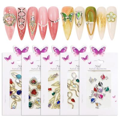 China Easy Apply Nail Art Supplies 3D Nail Art Charms 10 Colors Silver Planet Charms Stickers And Decals For Nails Designer For Wholesale Price for sale