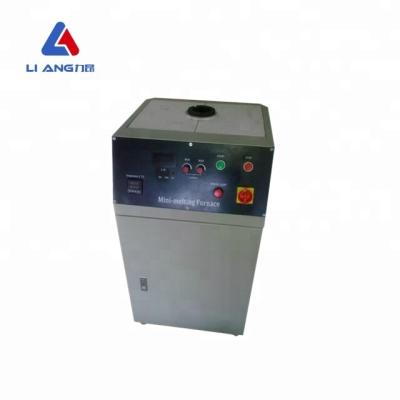 China Metal Cabinet Small Induction Melting Furnace For Gold And Silver For Lab Use for sale