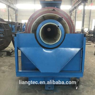 China Best Factory Price Alluvial Gold Mineral Washing Machine Factory Price PU Or Manganese Steel Rotary Drum Washer For Colombia Minesite for sale