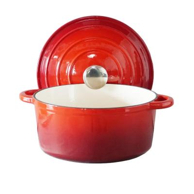 China Non Stick Pot Cast Iron Fondue Chicken Cookware Sustainable Seafood Enamel Cast Iron Casserole / Pot From China Manufacturer for sale