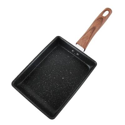 China Selling Tamagoyaki Hot Japanese Cast Iron Skillet Square Egg Frying Pan For Customized for sale