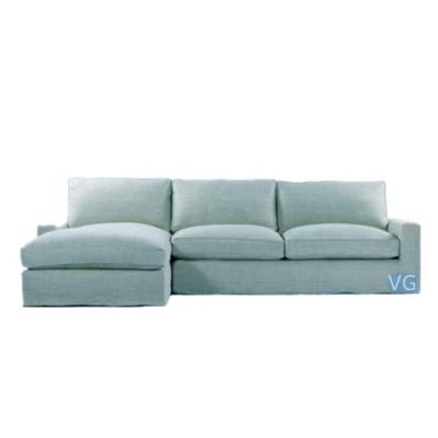 China 2021 modern light luxury living room linen sofa modern cheap sofa set for sale