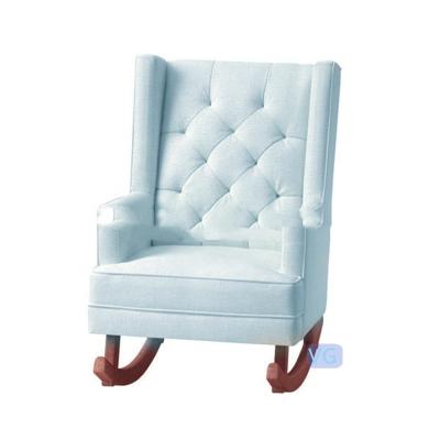 China Adjustable Modern High End Simple Red Wood Bottom Red Wooden Chair Sofa Chair Material (Height) Single Sofa Chair for sale