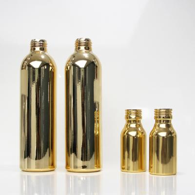 China Wholesale Empty Personal Care 30ml 50ml 200ml 250ml 500ml Screw Aluminum Bottle With Cap for sale