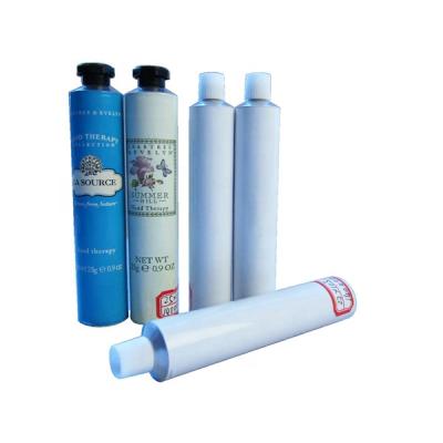 China Cosmetics Extruded Aluminum Collapsible Fine Tube Food Grade for sale