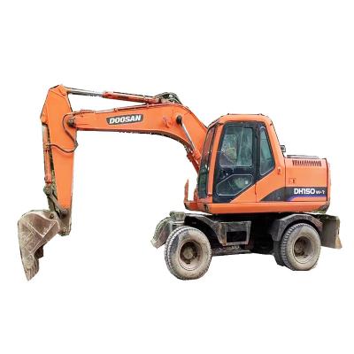 China Construction / agriculture digging used doosan dx150 excavator for sale used DX150/80/200/210 wheel doosan excavators digger construction equipment for sale