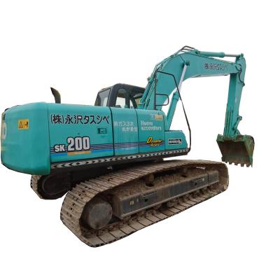 China Kobelco 200-6E 20tons Used Construction Machinery Digger Kobelco SK200 210 High Quality 220 Used Excavator For Sale for sale