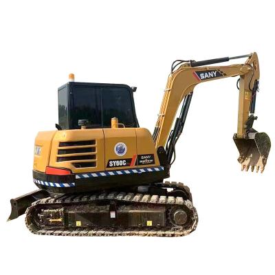 China Discount Price Used Sany Crawler Excavator Machinery SY60C 6ton Mini Excavator SY215C SY315C SY60C For Sale 0.1-0.28m; ³ for sale