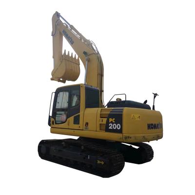 China Construction good digging condition 20ton used KOMATSU pc200-8 excavator crawler moving pc200 digger for sale