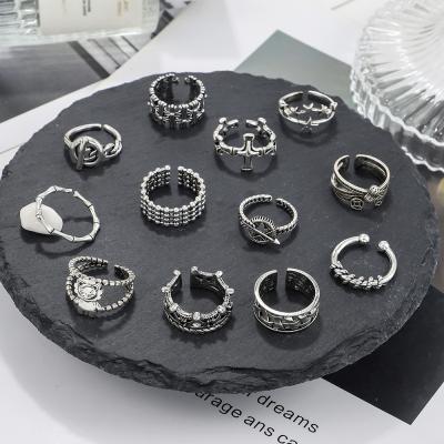 China Hot Fashionable Men's Jewelry Hip Hop Style Hip Hop Ring Halloween Gift For Men Creative Design Punk Ring for sale